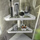 Bathroom Shelves Wall Mounted Glass Corner Shelf for Bathroom