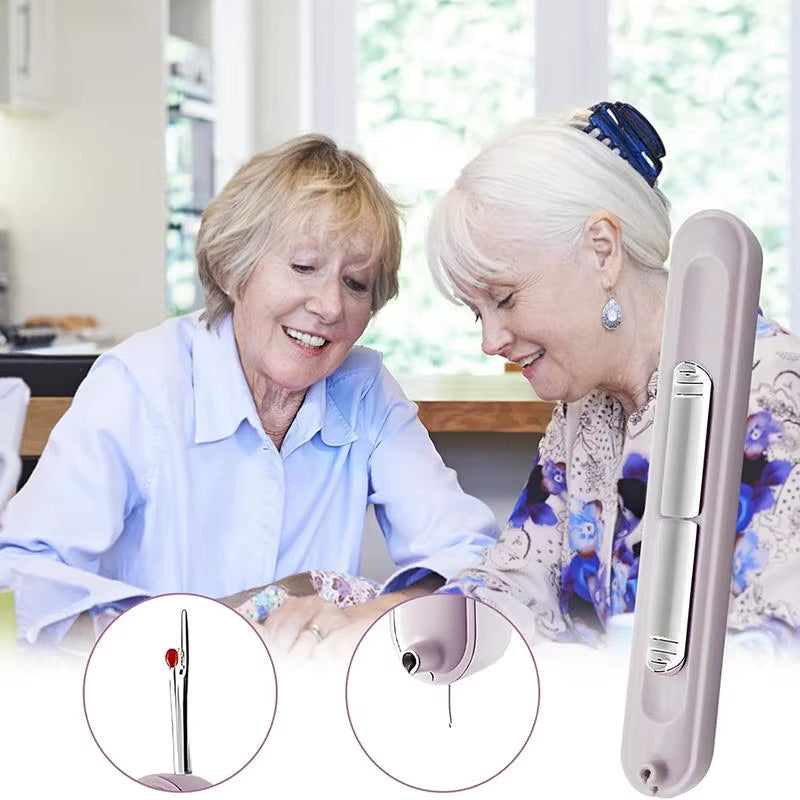 2-in-1 Upgraded Seam Ripper & Needle Threader – Colorful, Dual-Action Sewing Tool for Perfect Stitches