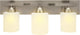 Vanity Light Fixture - Interior Bathroom Lighting Bar with Modern Milk Glass Shade