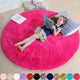 Hot Pink round Rug 4Ft for Girls Bedroom